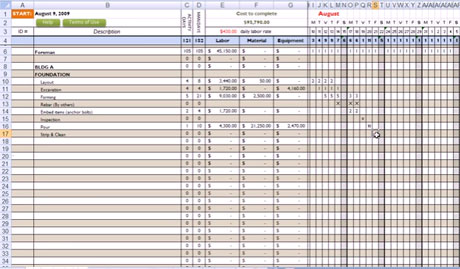Download Construction Cost Excel Template