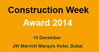 Construction Week Award 2014