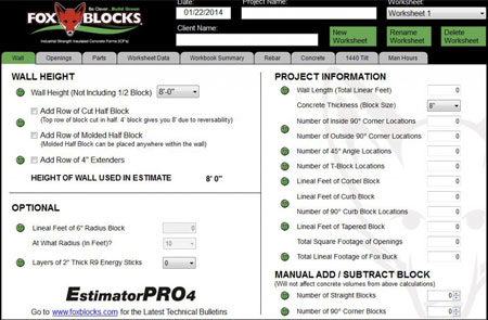 Download Fox Blocks Project Estimator PRO4 Mobile App FREE 