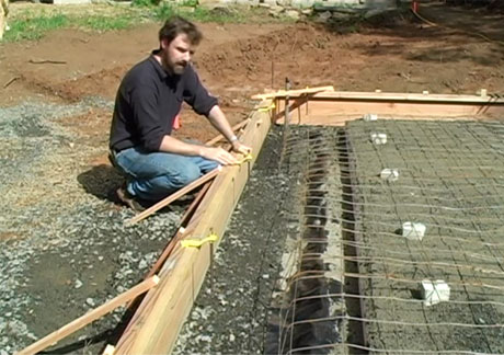 Rebar Grid for Concrete Slab - How to Build a Slab Foundation