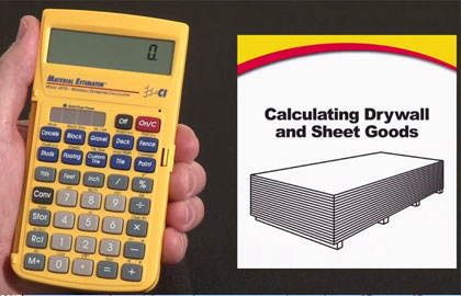 Building Materials Estimating Calculator