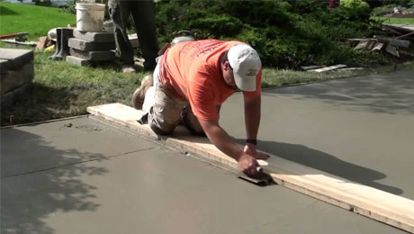 How to Build a Concrete Driveway, How to Pour a Concrete Driveway