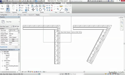 Revit Tutorial - Join the wall