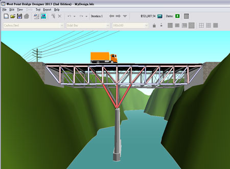 low cost bridge designs west point bridge designer 2016